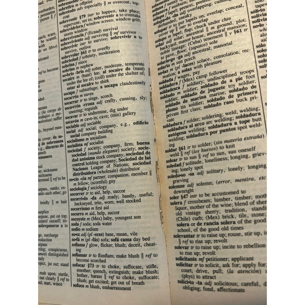 Bantam New College Spanish & English Dictionary Edwin B Williams Paperback 26714 - Picture 8 of 9